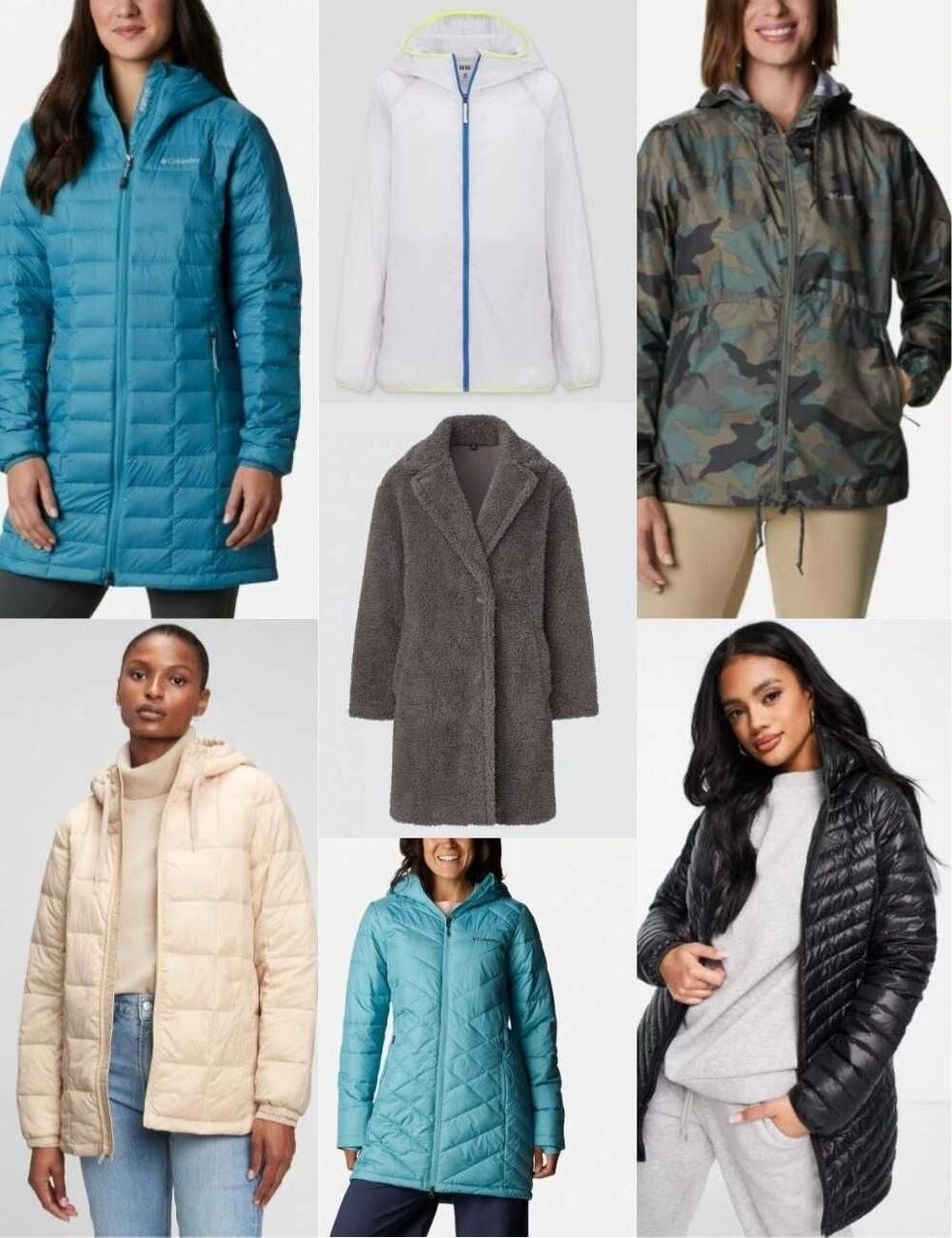 Пончо, жіноче пальто Uniqlo, Columbia GAP Jack Wolfskin від компанії Premium - фото 1