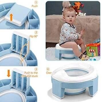 Портативний горщик для малюка foldable kids potty