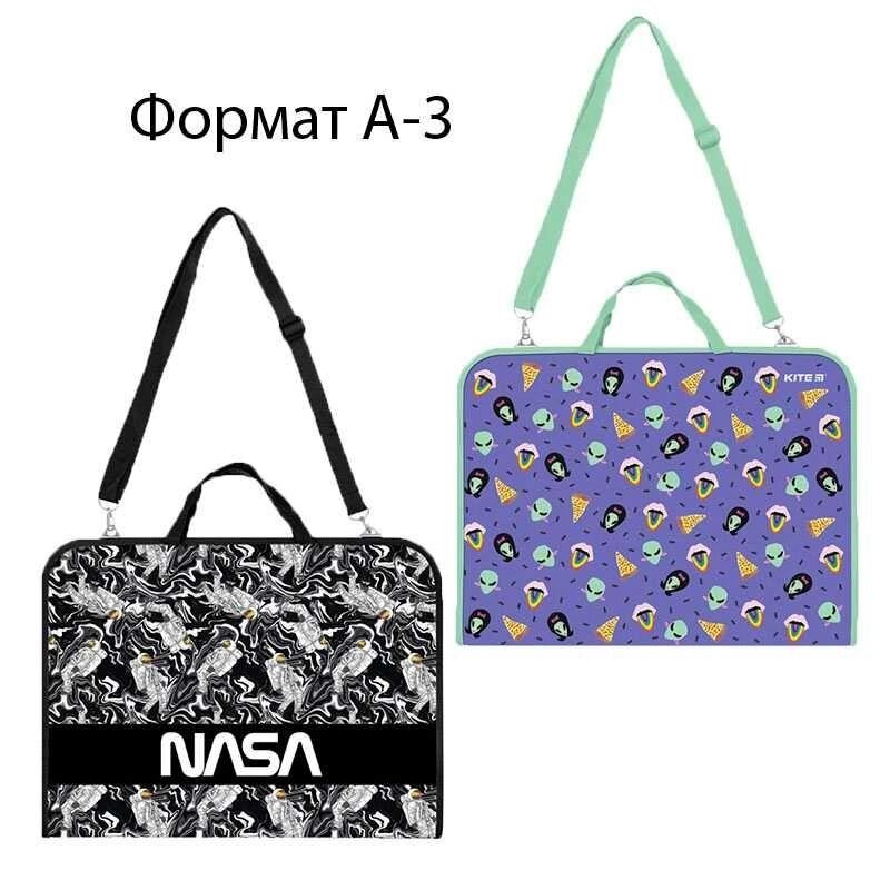 Портфель А3+ на блискавці KITE 22-411 від компанії Premium - фото 1