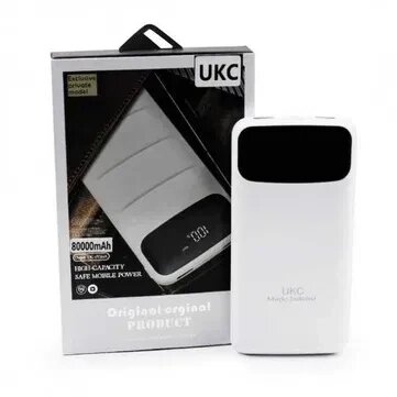 Power Bank UKC 80000mAh УМБ акумулятор зарядне поверБанк портативний від компанії Premium - фото 1