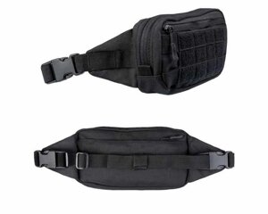 Поясна сумка Mil-Tec Molle Fanny Pack — чорний (13512502)