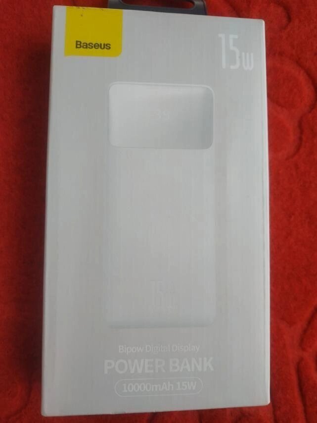 PPBD10 10000 mAh 15W Повербанк Baseus Bippow Power Bank Powerbank від компанії Premium - фото 1