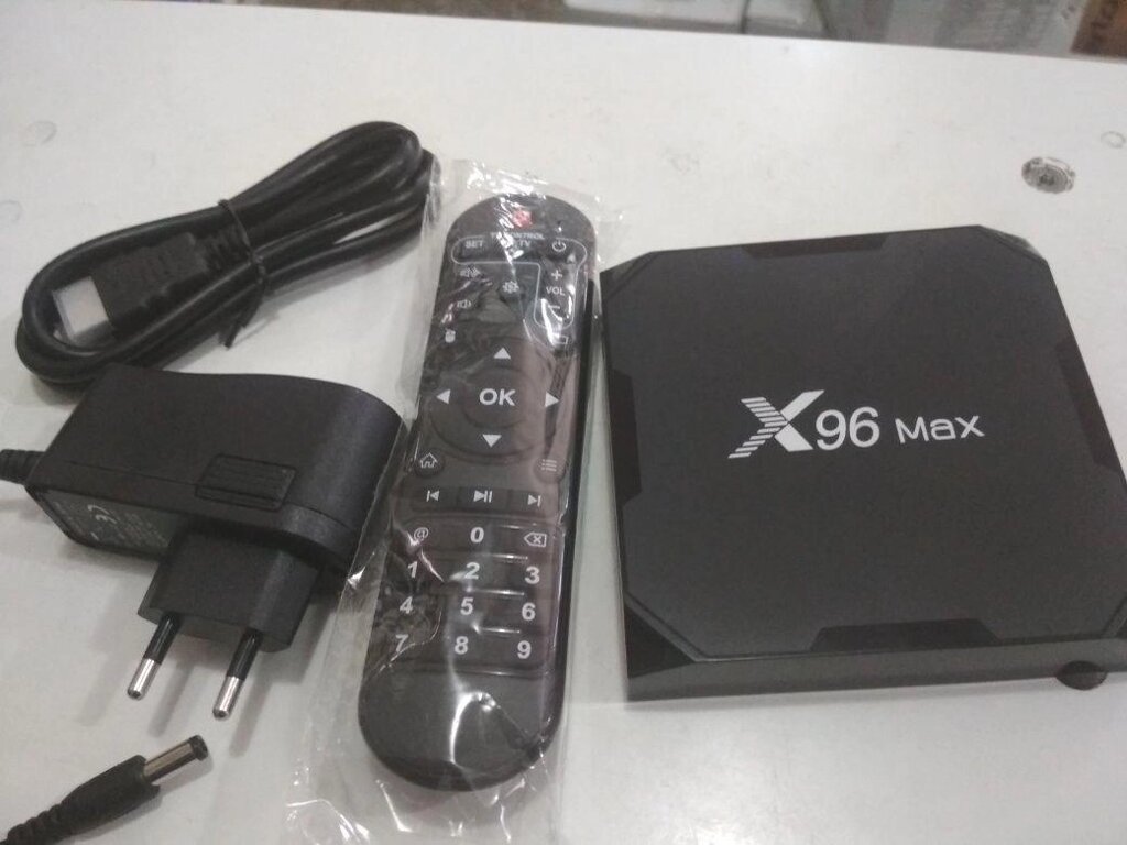 Приставка Смарт-ТВ Android-box X96max+, HK1 2-4/16-64 налаштована від компанії Premium - фото 1