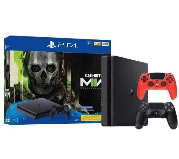 Приставка Sony PlayStation 4 Slim 500GB + Геймпад + Call of Duty від компанії Premium - фото 1