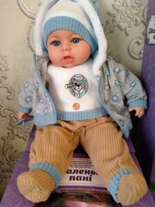 Пупс, лялька, кукла Мій малюк M 4414 I UA, укр. мова.