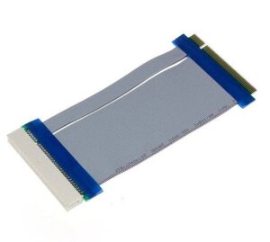 Райзер PCI шлейф гнучкий подовжувач для відеокарти 19 см 32bit
