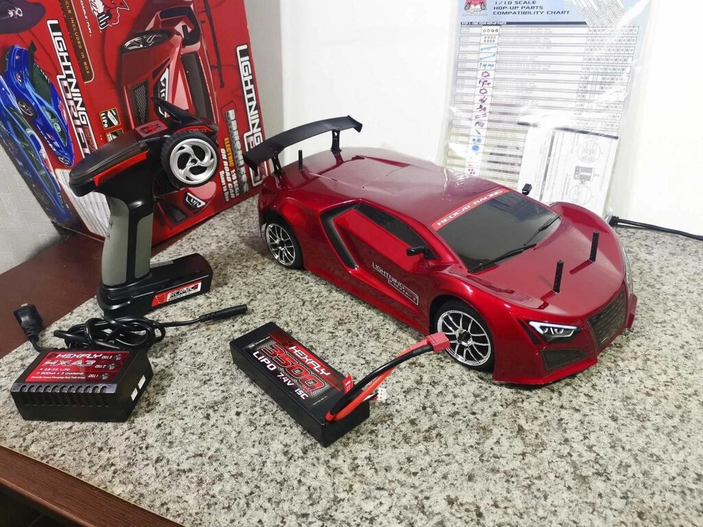 RC машинка дрифт Redcat Lightning EPX Pro Brushless 1/10 дріфт шосе від компанії Premium - фото 1