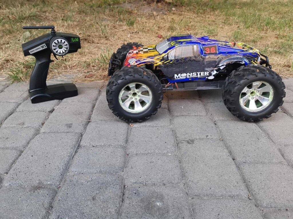 RC машинка FTX Colossus 1/8 4S Hobbywing монстр трак Brushless від компанії Premium - фото 1