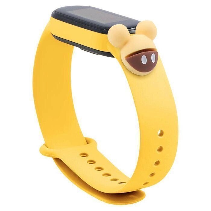 Ремінець Cartoon Strap для Xiaomi Mi Band 5 6 Yellow Mickey від компанії Premium - фото 1