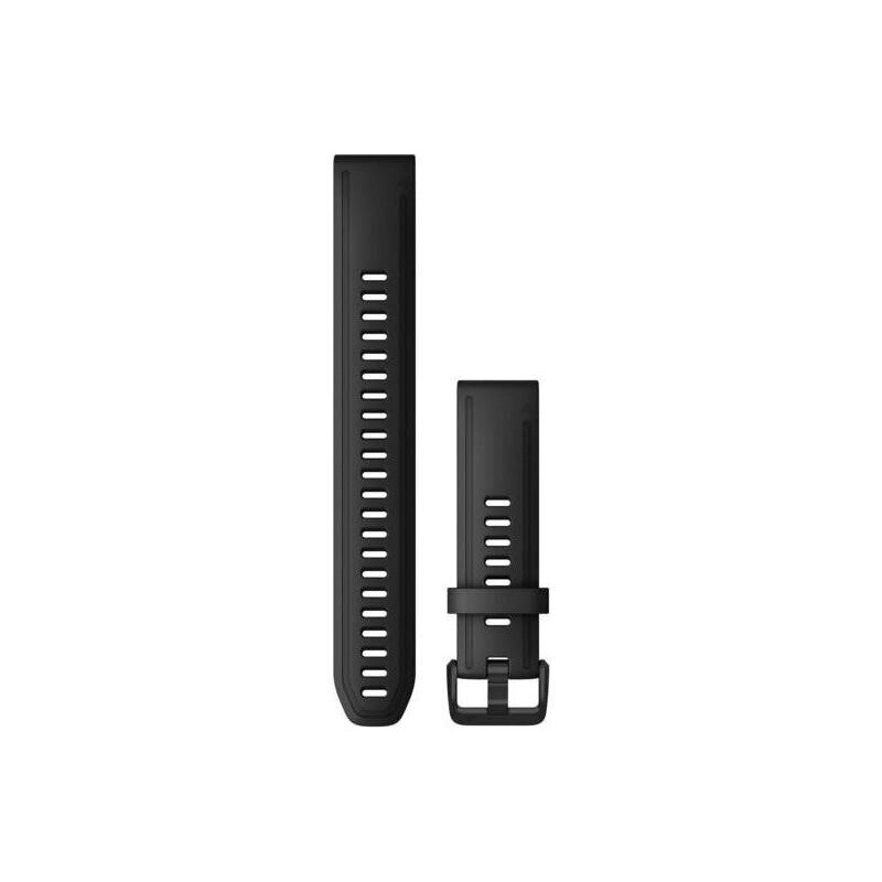 Ремінець Garmin Ремешок для Fenix 6s 20mm QuickFit Black Silicone (010-12867-00) від компанії Premium - фото 1