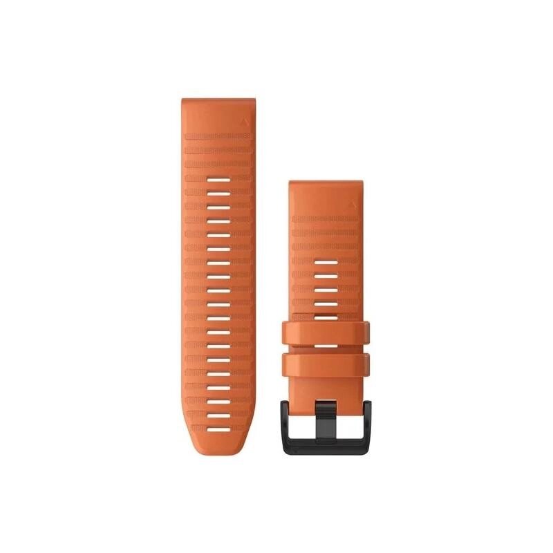 Ремінець Garmin Ремешок для Fenix 6x 26mm QuickFit Ember Orange Silicone bands (010-12864-01) від компанії Premium - фото 1