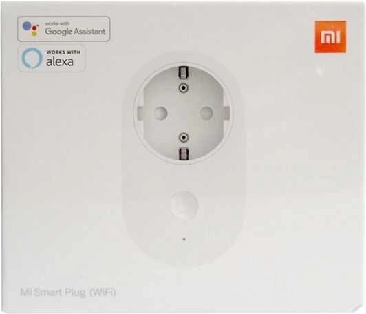 Розумна розетка Xiaomi Mi Smart Plug Wi-Fi 16A EU ZNCZ05CM/GMR4015GL від компанії Premium - фото 1