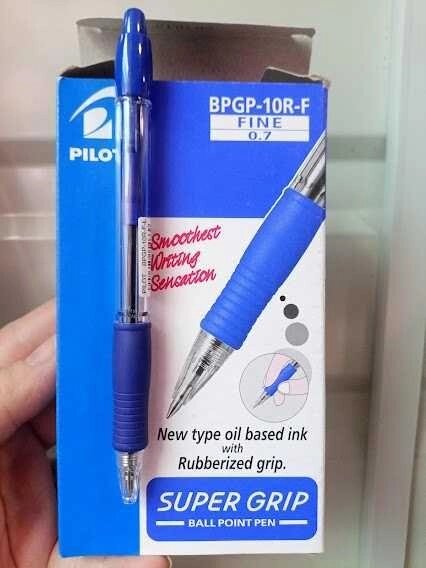 Ручка кулькова Pilot Super Grip BPGP-10R-F-L 0.7 мм синя від компанії Premium - фото 1