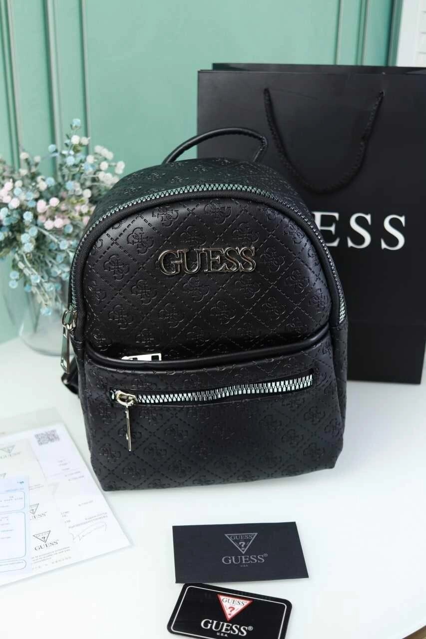 Рюкзак Guess жіночий чорний Гесс Люкс Якість від компанії Premium - фото 1