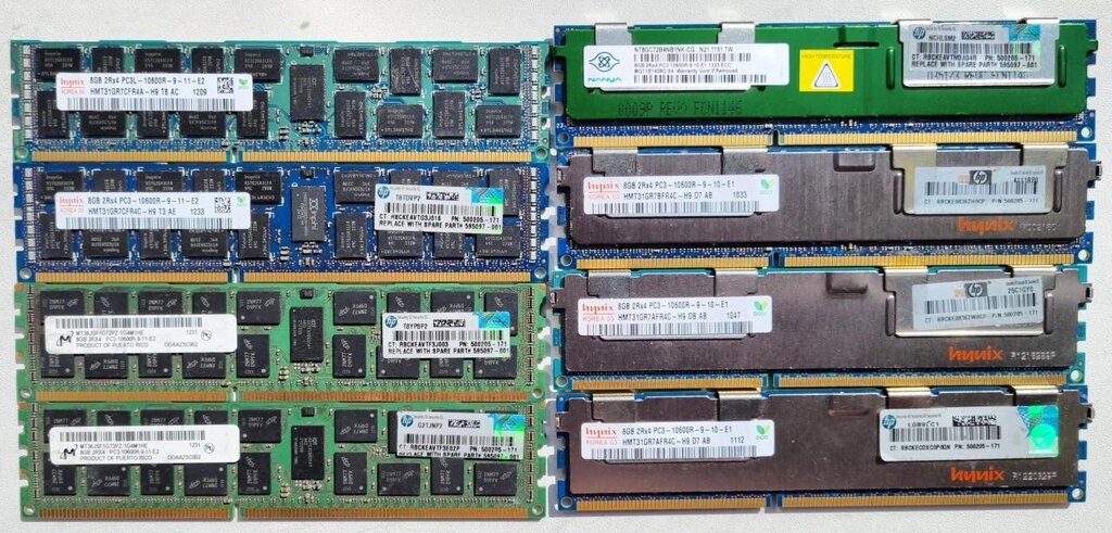 Серверна пам'ять 8Gb DDR3 Samsung 2Rx4 PC3L-10600R M393B1K70CH0 2133Mh від компанії Premium - фото 1