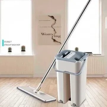 Швабра ледар з віджимом, відром Cleaner 360 Spin Mop від компанії Premium - фото 1