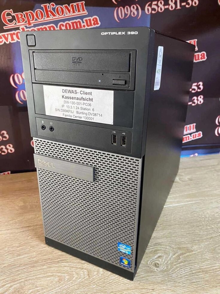 Системний блок Dell 390 i3-2120 4Гб DDR3 SSD/HDD / Гарантія від EvroKomp від компанії Premium - фото 1