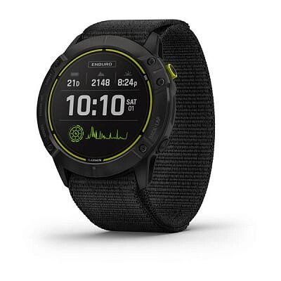 Смарт-годинник Garmin Enduro Carbon Gray Titanium with Black UltraFit Nylon Strap (010-02408-01/11) від компанії Premium - фото 1