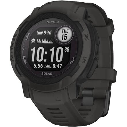 Смарт-годинник Garmin Instinct 2 Solar Graphite (010-02627-10) від компанії Premium - фото 1