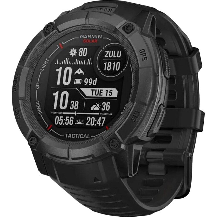 Смарт-годинник Garmin Instinct 2X Solar - Tactical Edition Black (010-02805-13/03) від компанії Premium - фото 1