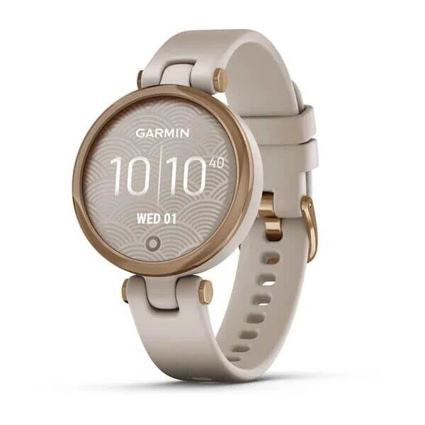 Смарт-годинник Garmin Lily Rose Gold Bezel with Light Sand Case and Silicone Band (010-02384-11) від компанії Premium - фото 1