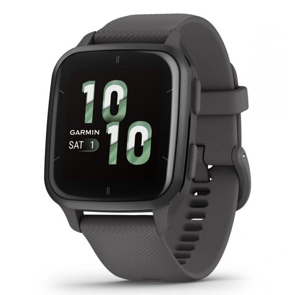 Смарт-годинник Garmin Venu Sq 2 Slate Aluminum Bezel with Shadow Gray Case and Silicone Band (010-02701-00/10) від компанії Premium - фото 1