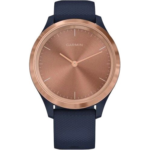 Смарт-годинник Garmin Vivomove 3s Rose Gold Stainless Steel Bezel w. Navy and Silicone B. (010-02238-03) від компанії Premium - фото 1