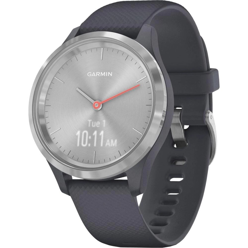 Смарт-годинник Garmin vivomove 3S Sport Silver-Blue Silicone (010-02238-20) від компанії Premium - фото 1