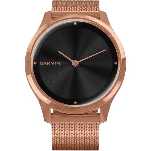 Смарт-годинник Garmin Vivomove Luxe 18K Rose Gold PVD Stainless Steel w. Rose Gold Milanese B. (010-02241-04) від компанії Premium - фото 1