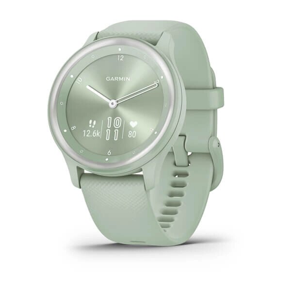 Смарт-годинник Garmin Vivomove Sport Cool Mint Case and S. Band w. Silver Accents (010-02566-03) від компанії Premium - фото 1