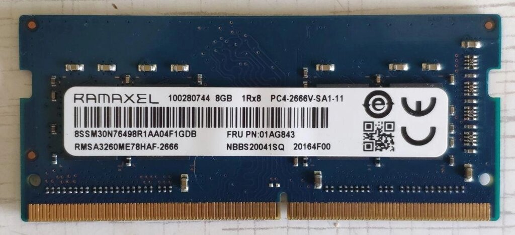 So-dimm ddr4, 2666V, 8gb та 2*4gb, пам'ять для ноутбуків від компанії Premium - фото 1