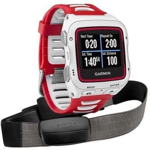 Спортивний годинник Garmin Forerunner 920XT White/Red Watch With HRM-Run (010-01174-31) від компанії Premium - фото 1