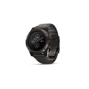 Спортивний годинник Garmin Fenix 5X Plus Sapphire Carbon Gray DLC Titanium with DLC Titanium Band (010-01989-04)