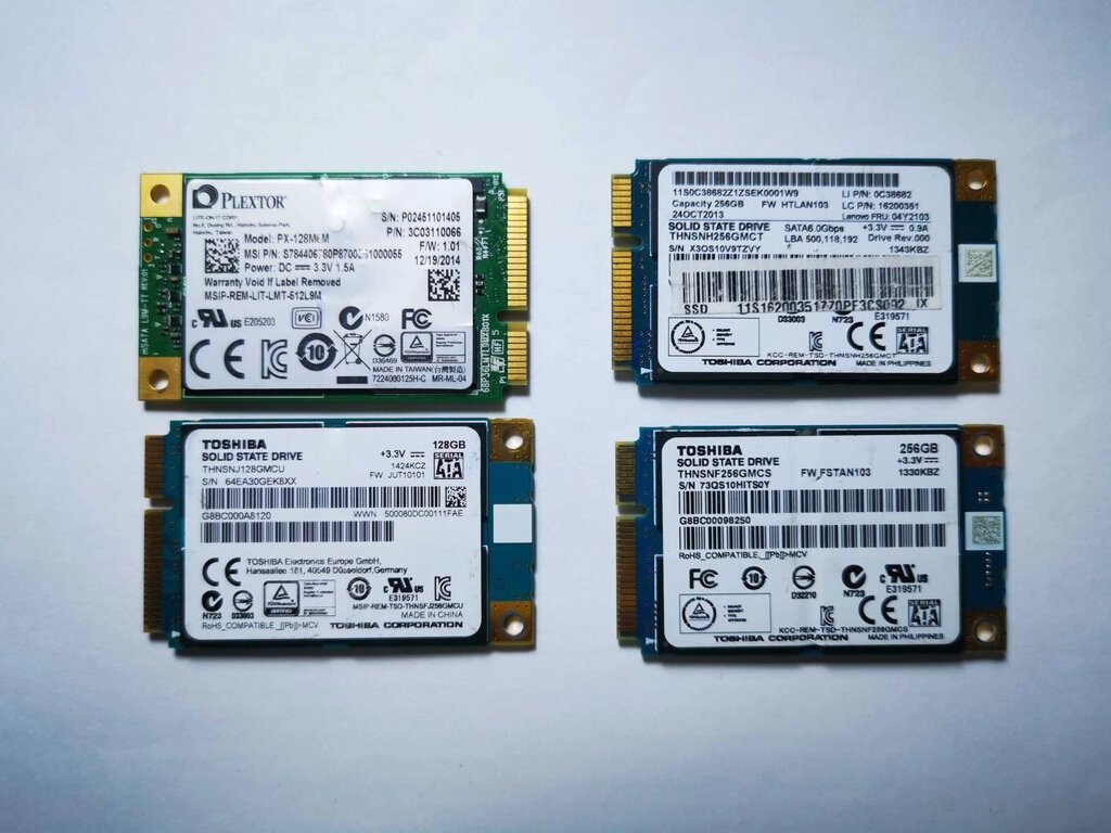 ССД, SSD mSata 128Gb/256Gb перевірена від компанії Premium - фото 1