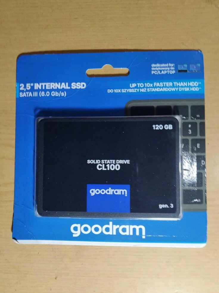 SSD Жорсткий диск Goodram CL100 Gen3 120gb Новий Гарантія_2000 від компанії Premium - фото 1