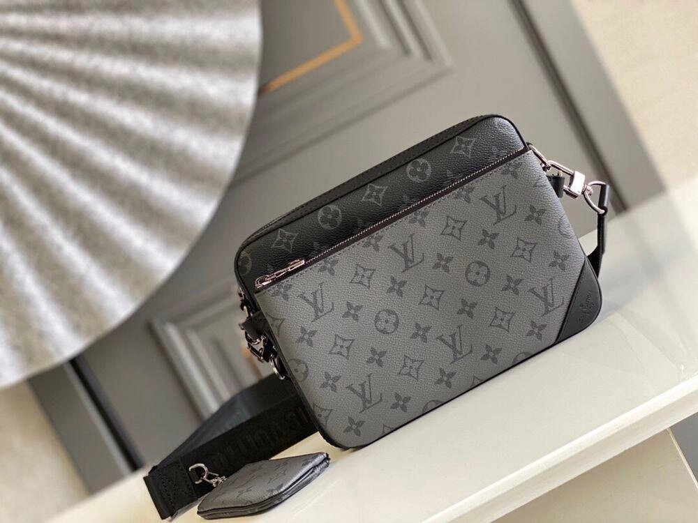 Сумка чоловіча Louis Vuitton Lv Trio messenger через плече від компанії Premium - фото 1