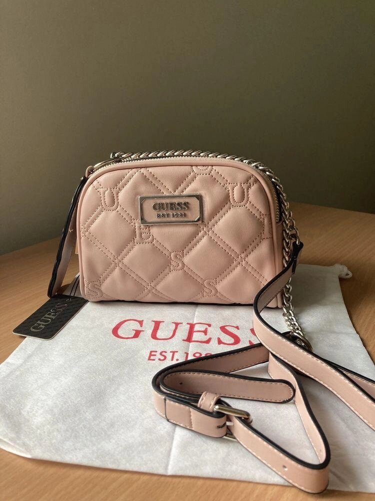 Сумка guess quilted mini satchel від компанії Premium - фото 1