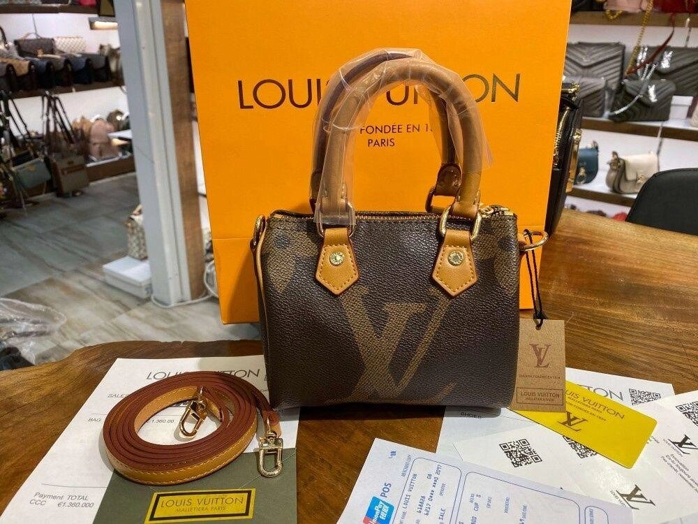 Сумка Louis Vuitton Nano Speedy Monogram Reverse від компанії Premium - фото 1