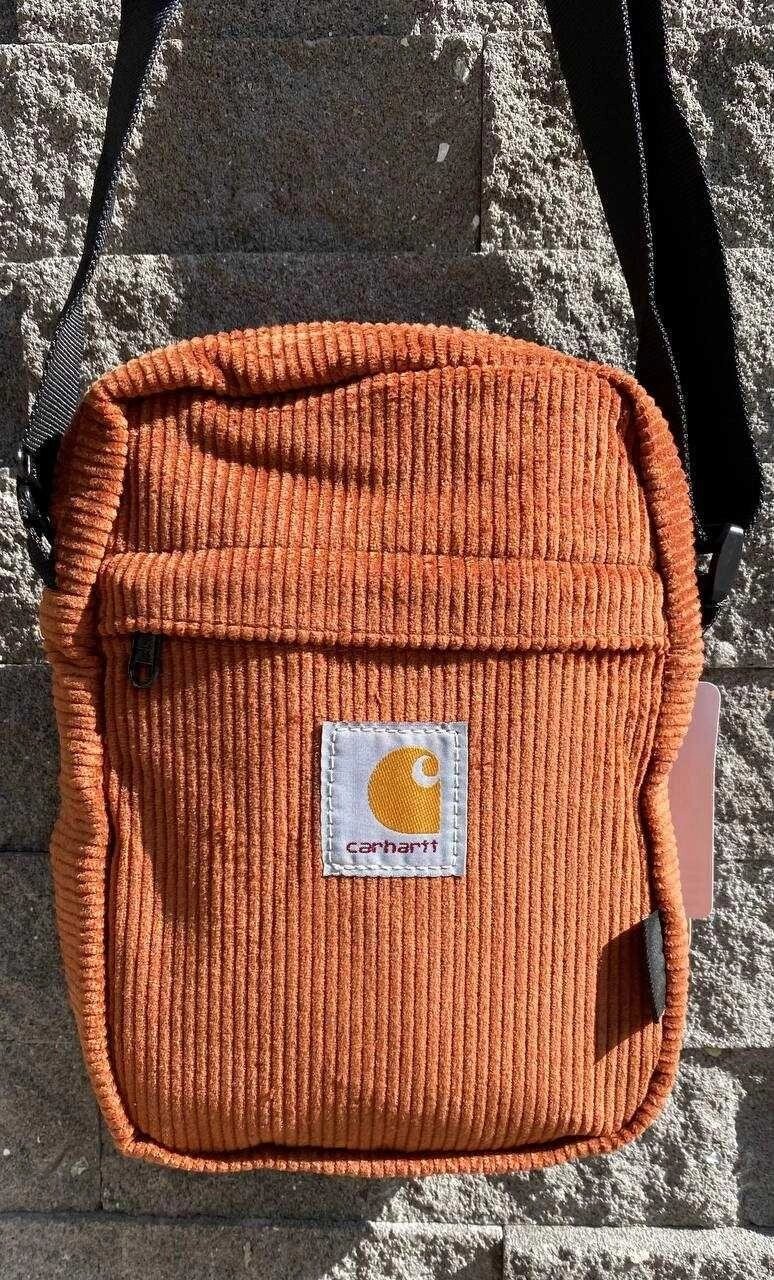 Сумка Месенджер Carhartt CORD BROWN+ПОДАРУНОК брелок від компанії Premium - фото 1