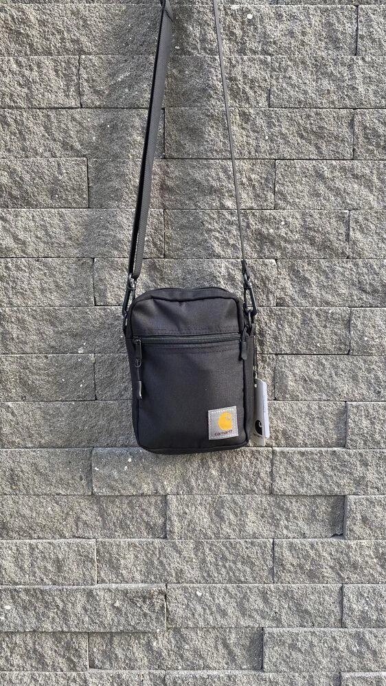 Сумка Месенджер Carhartt WIP Adam Bag Black+ПОДАРОК брелок від компанії Premium - фото 1