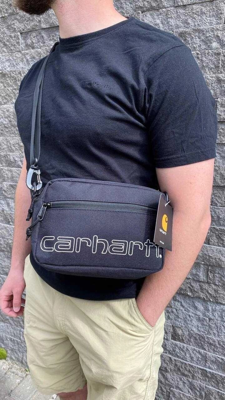 Сумка Месенджер Carhartt Wip Logo +ПОДАРУНОК Брелок від компанії Premium - фото 1