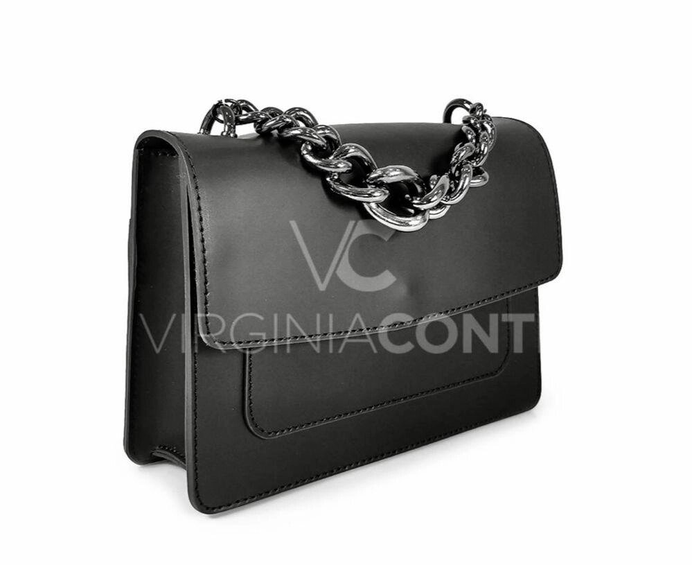 Сумка жовта шкіра Virginia conti Bag the Zhltaya Yarkai від компанії Premium - фото 1