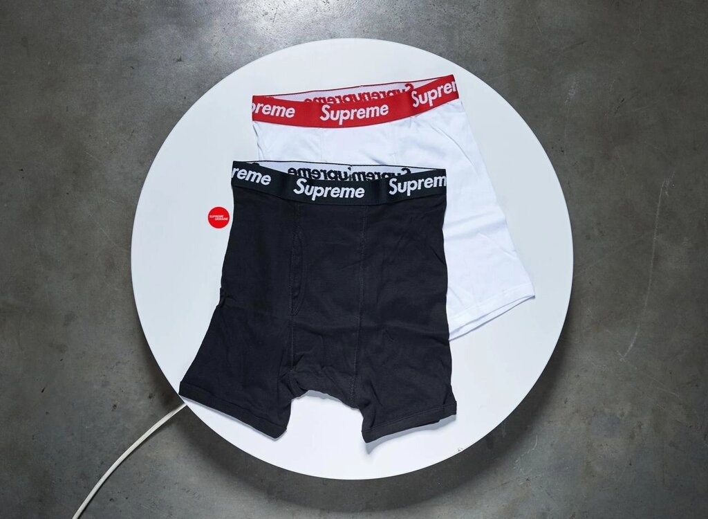 Supreme/Hanes Boxer Briefs (боксери/штани) оригінал від компанії Premium - фото 1