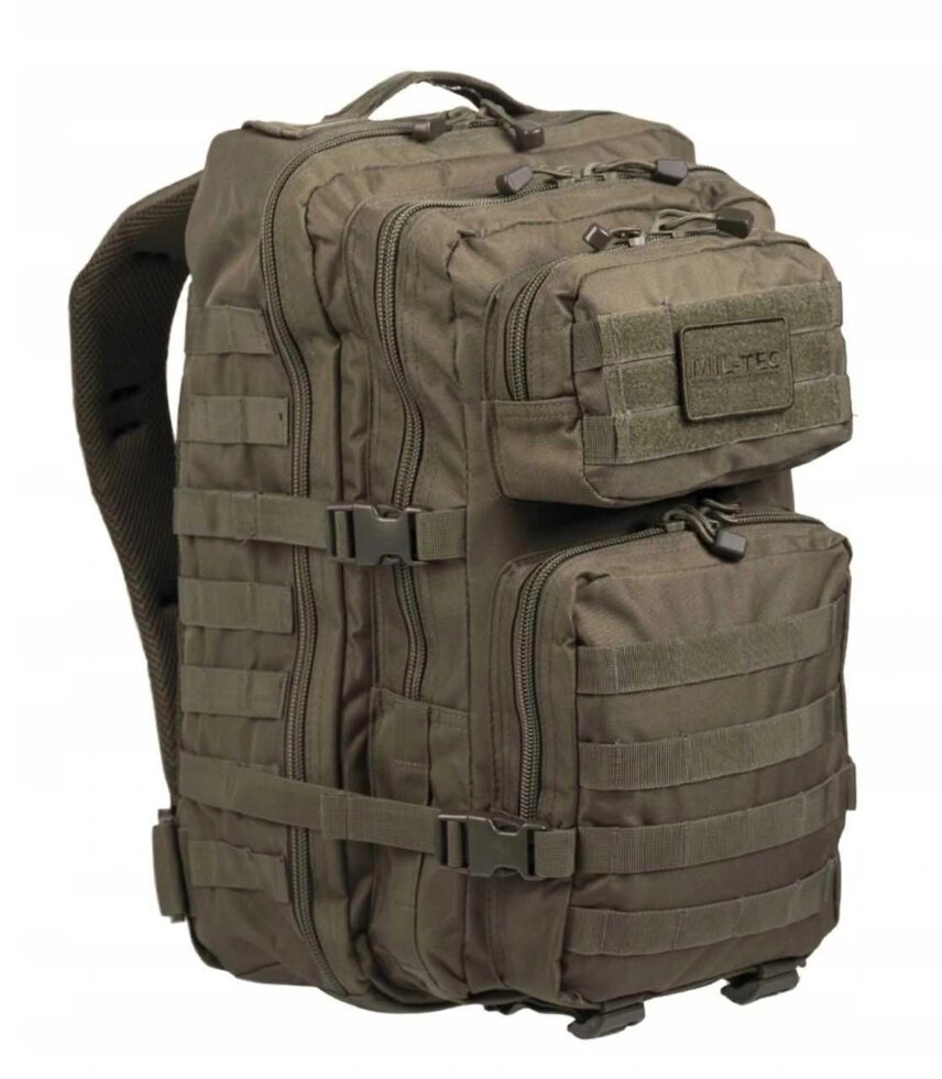 Тактичний рюкзак MIL-TEC ASSAULT 25L OLIVE від компанії Premium - фото 1