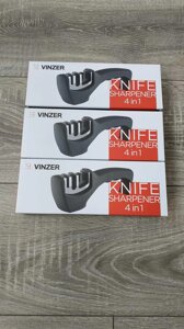Точило для ножів Vinzer 4 в 1. Швейцарська якість. Точилка