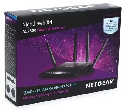 Топовий Netgear R7500v2 - Nighthawk X4 AC2350 роутер MU-MIMO від компанії Premium - фото 1