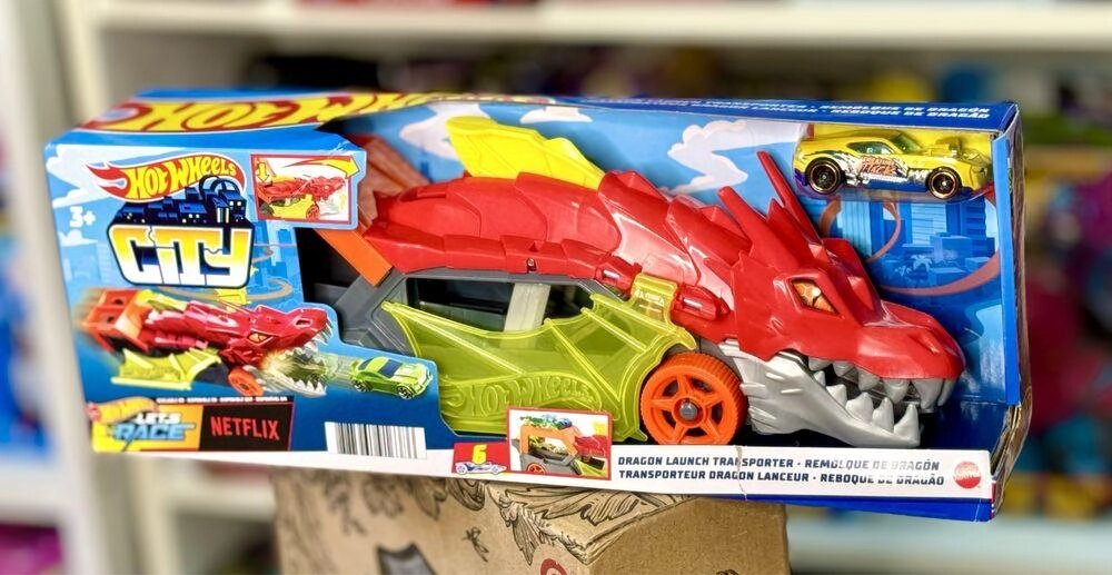 Транспортер Паща дракона hot wheels від компанії Premium - фото 1