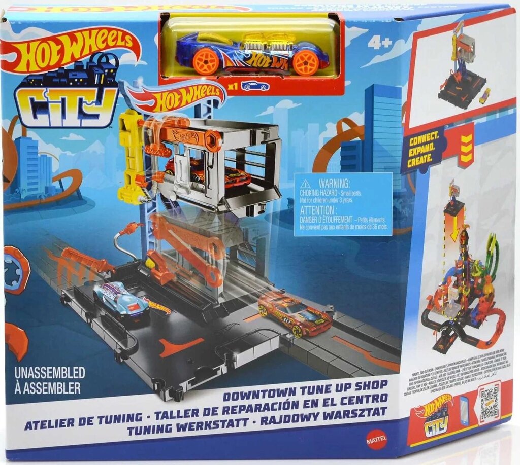 Трек Хот Вілс Сіті Ремонтна станція в центрі міста. Hot Wheels СТО від компанії Premium - фото 1