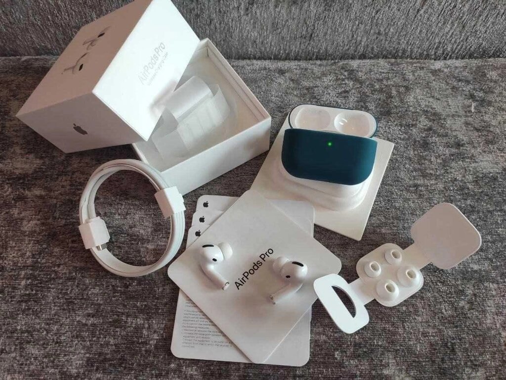 TWS Навушники Apple AirPods Pro Pure Sound Chip Airoha 1562ANC + Cover від компанії Premium - фото 1