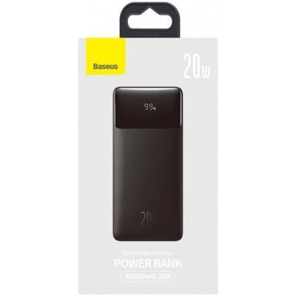 УМБ Power bank (зарядка) Baseus 30000 mah - 20 w (чорні) від компанії Premium - фото 1